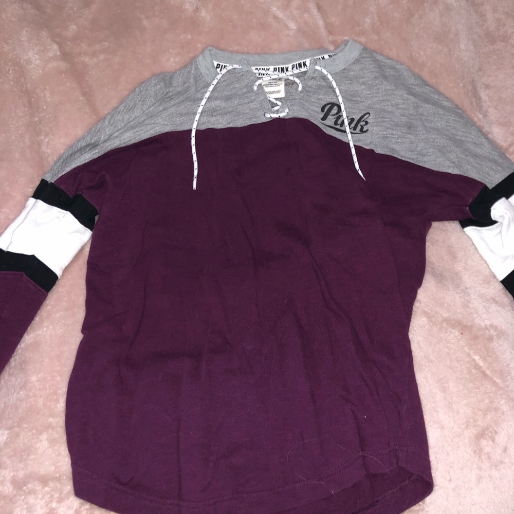 Pink long sleeve top